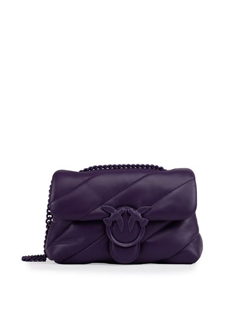 Borsa Mini Love Puff in nappa color block viola PINKO | 100039 A1JOYYIB